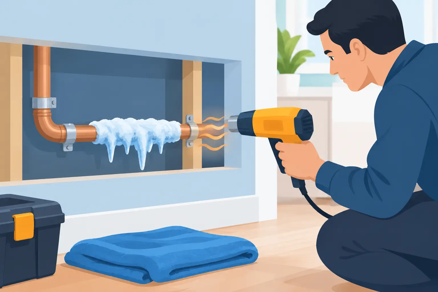 How to Thaw Frozen Pipes Safely in Your Home